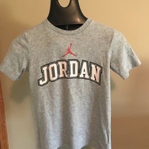 Jordan, T-shirt, used, gray.